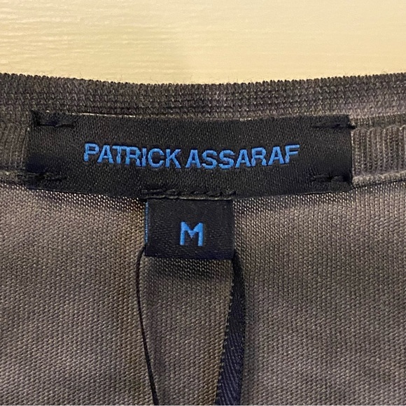 Patrick Assaraf Long-Sleeve Sublime Classic Crew in Nightscape - Picture 7 of 7